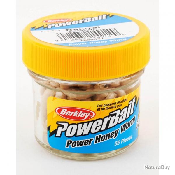 Appt PowerBait Power Honey Worm - BERKLEY Natural - 3cm