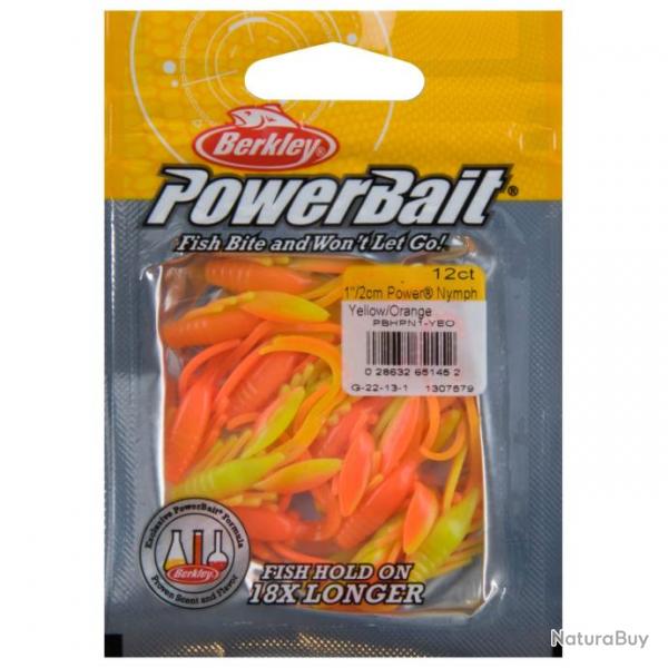 Leurres PowerBait Power Nymph - BERKLEY Yellow/Orange