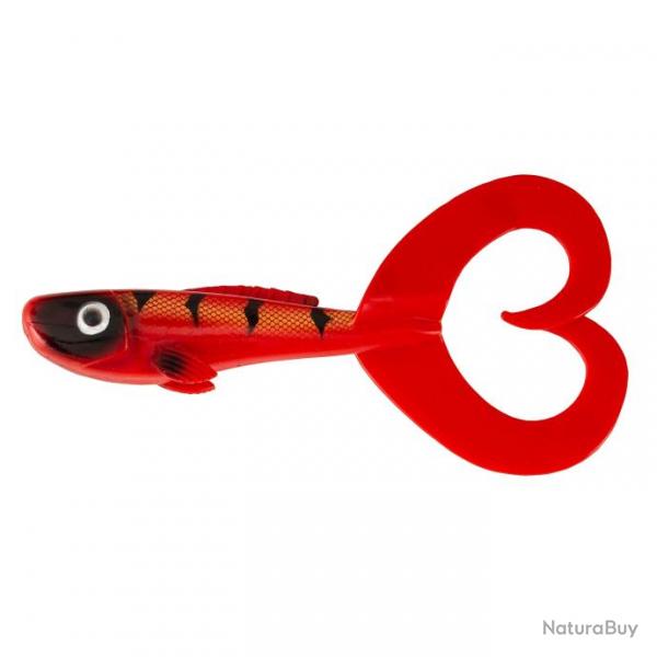 Leurres BEAST Twin Tail - ABU GARCIA Red Tiger - 21cm