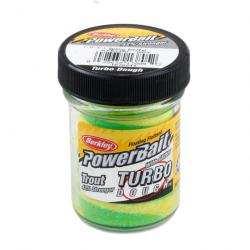 Appât PowerBait Glitter Turbo Dough - BERKLEY Spring Green Yellow