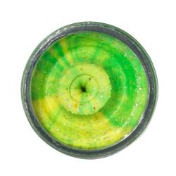 Appât PowerBait Natural Glitter Trout Bait - BERKLEY Fluo Green Yellow (Fish Pellet)