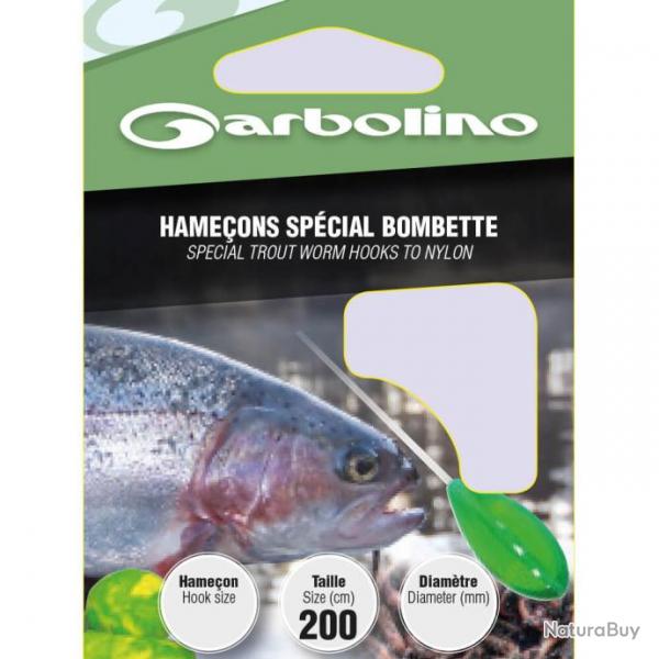Hameons monts Spcial Bombette - GARBOLINO N8 -  0,18mm
