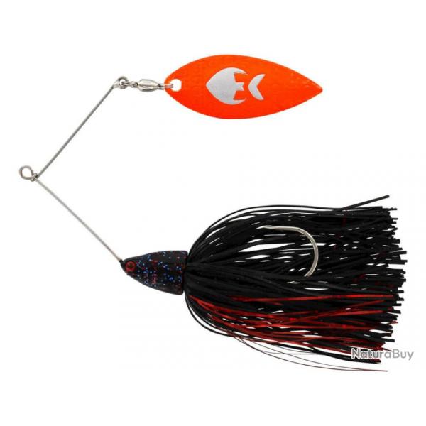 Spinnerbait MonsterVibe Willow - WESTIN Black Mamba