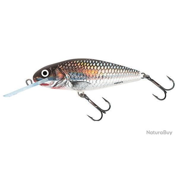 Leurre Perch Floating - SALMO Holographic Grey Shiner - 8cm
