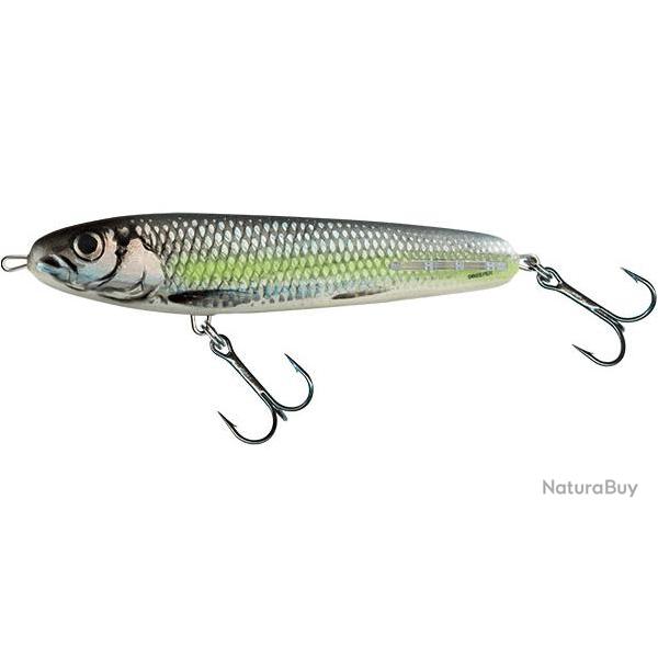 Leurre Sweeper Sinking - SALMO Silver Chartreuse Shad - 10cm