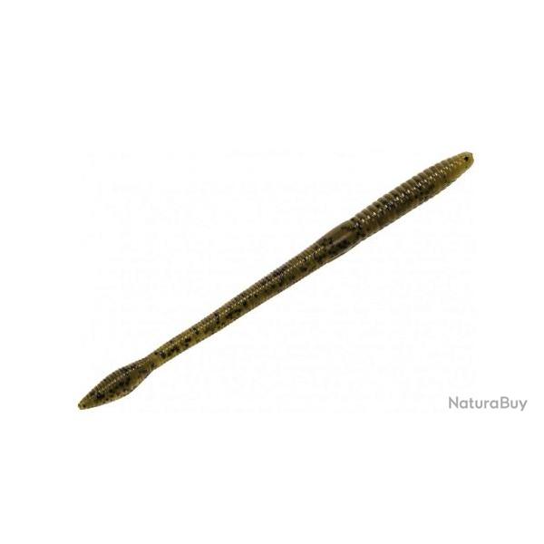 Leurre souple Finesse Worm 12,5cm - STRIKE KING Green Pumpkin