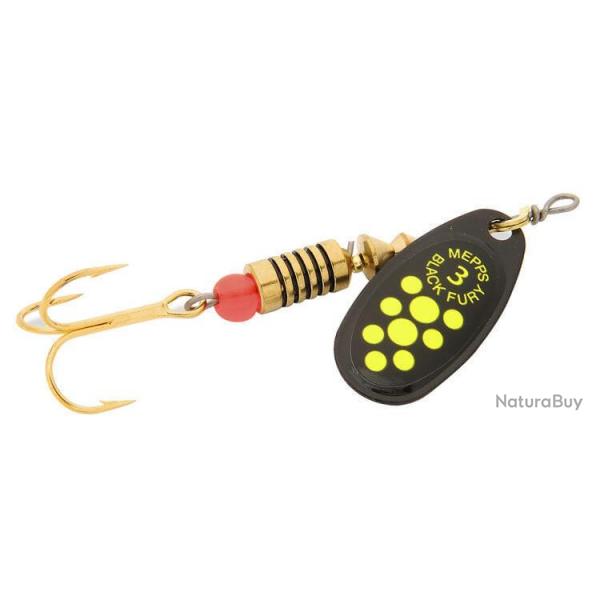 Cuiller Black Fury - MEPPS Chartreuse - N2