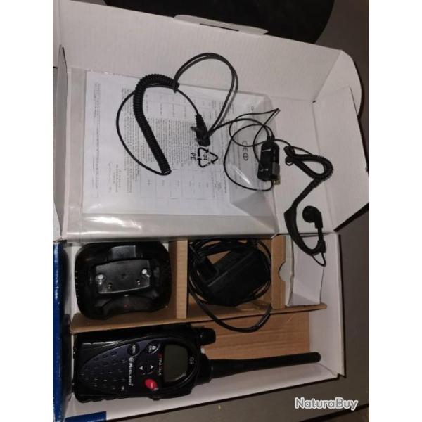 Take walkie midland g9 avec kit oreillette