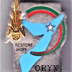 13° DBLE. 13° Demi-Brigade de légion étrangère. Opération Oryx Restore Hope. matriculé. Balme.
