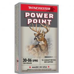 Munitions WINCHESTER cal.30-06 power point 9.72g 150gr par 20