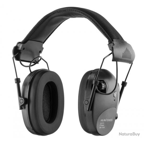 Casque antibruit lectronique NUM'AXES CAS1034 Noir