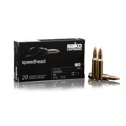 Cartouches SAKO Speedhead FMJ 50 gr 222 rem