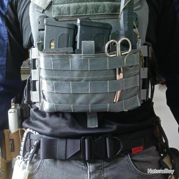 Gilet tactique point blanc RS Plate carrier airsoft GIGN