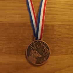 M&eacute;daille cotation troph&eacute;e cerf &eacute;chelon bronze(nouveau mod&egrave;le)