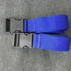 2 sangle bleu avec clip ceinture
