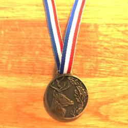 M&eacute;daille cotation troph&eacute;e cerf &eacute;chelon or(nouveau mod&egrave;le)