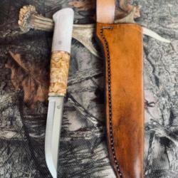 couteau de chasse artisanal nordique puukko