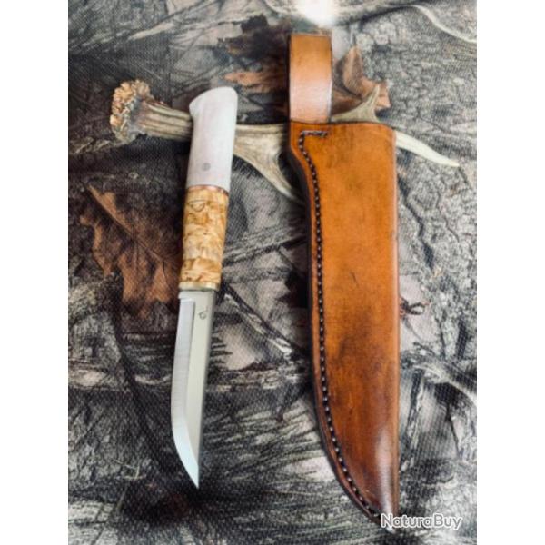 couteau de chasse artisanal nordique puukko