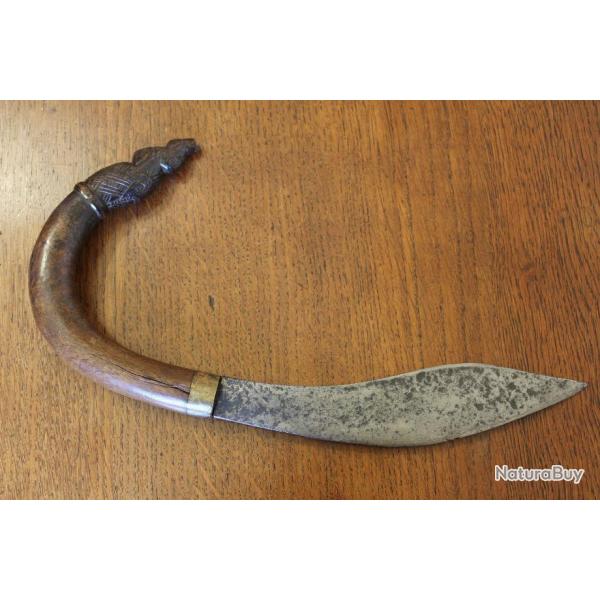 Rare couteau du Cambodge, vers 1900
