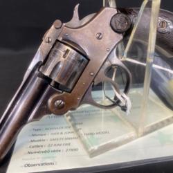 rare revolver 7 coups iver and johnson calibre 22 lr