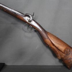Fusil de chasse canons juxtaposés à percussion - France, Vers 1840-1850