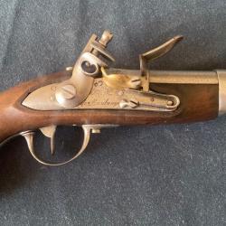 pistolet gendarmerie 1822 silex