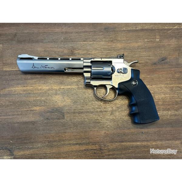 Airsoft Revolver Dan Wesson 6" Chrome High Power Co2 (ASG)