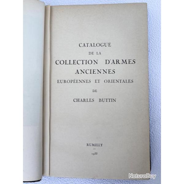 BUTTIN (Charles) - Catalogue de sa collection