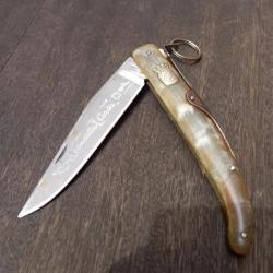 Grand Couteau CORSE VENDETTA à palme 27 cm Manche en Corne
