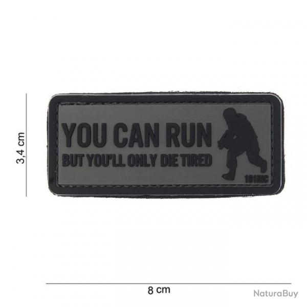 Patch 3D PVC You can run gris | 101 Inc (0001 0891)