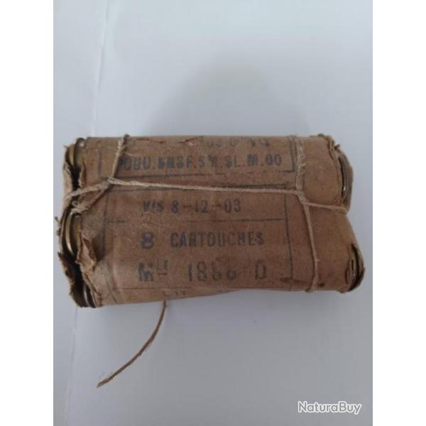 Paquet papier munition 8mm lebel 1