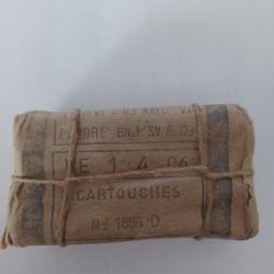 Paquet papier munition 8mm lebel 3