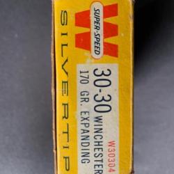 Vends 1 boite de munitions cal 30x30 winchester Silvertip Super-Speed 170 GR EXPADING  Mad in USA