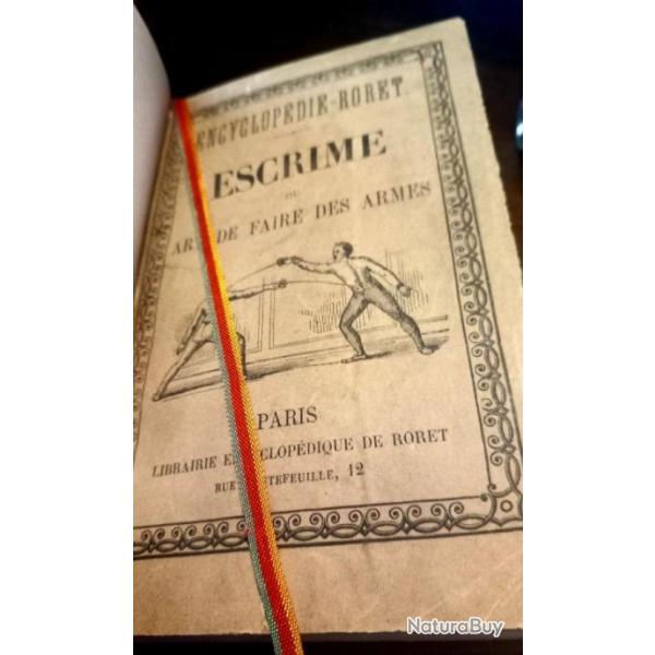 1883 - Encyclopdie Roret Ecrime ou art de faire des armes - Justin Lafaugre   Reli