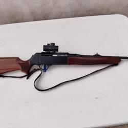 Carabine HK SLB2000+, calibre 9,3x62, point rouge Hawke Red Dot 30, bretelle cuir.