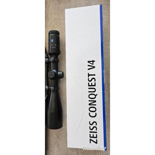 Lunette zeiss conquest v4 3-12 x56 Reticule lumineuse 60