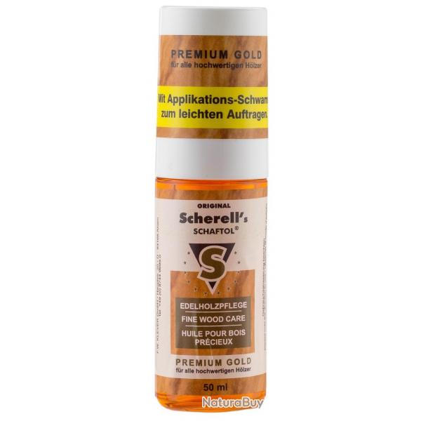 Huile pour bois teinte Premium gold - Schaftol