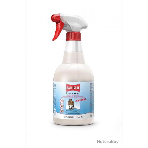 Répulsif insectes piqueurs pour animaux BALLISTOL Stichfrei 750ml