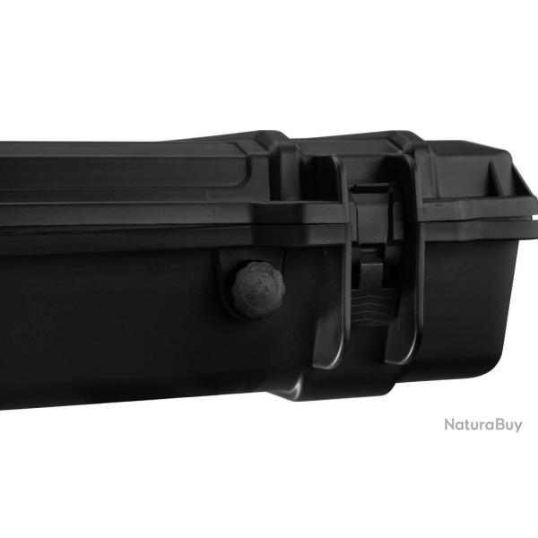 Mallette XL Waterproof noire 137 x 39 x 15 cm mousse pr-dcoupe - Nuprol