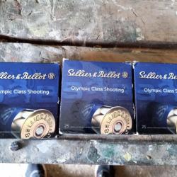 Boîtes de 25 cartouches slug calibre 12/70 Sellier et Bellot