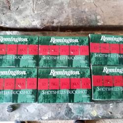 Boîtes de 10 cartouches chevrotine calibre 12/70 Remington