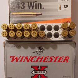 15 Munitions 243win  à 1 sans prix de réserve