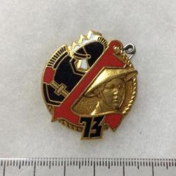 FRANCE GENIE MILITAIRE Insigne 73° Bataillon Colonial du Génie en Extrême Orient
