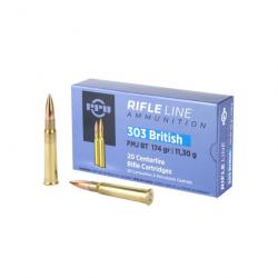 Munitions PARTIZAN PPU 303 british FMJ BT 174 grains