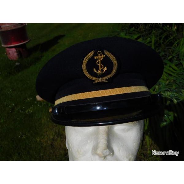 CASQUETTE MARINE NATIONALE / IDEM 39-45 / INDOCHINE / ALGERIE / TAILLE 57