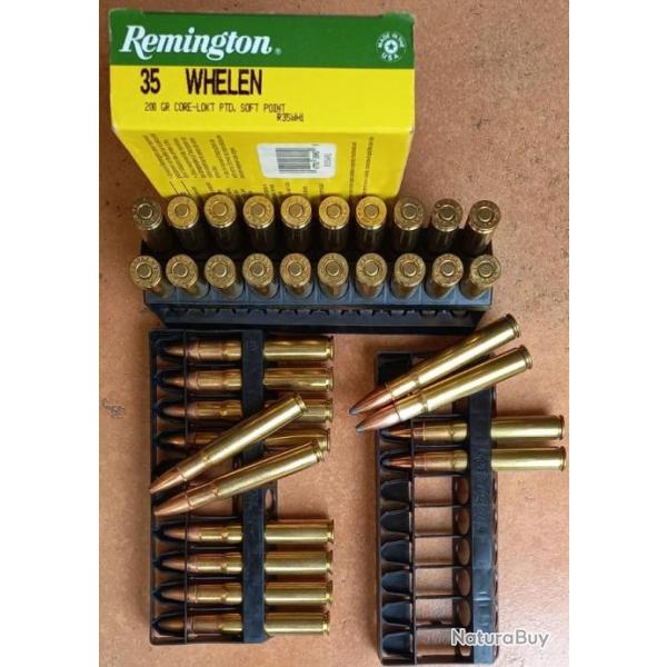 34 REMINGTON Core-Lock pointed SOFT POINT Cal 35 Whelen 200 grains / 250 grains