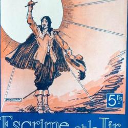 1924 - L'Escrime et le tir  Les Armes.  L'escrime française   Revues illustrées du monde des armes