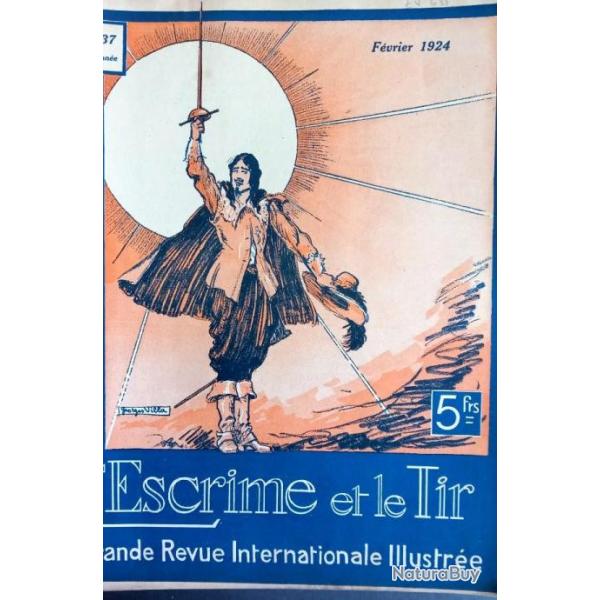 1924 - L'Escrime et le tir  Les Armes.  L'escrime franaise   Revues illustres du monde des armes