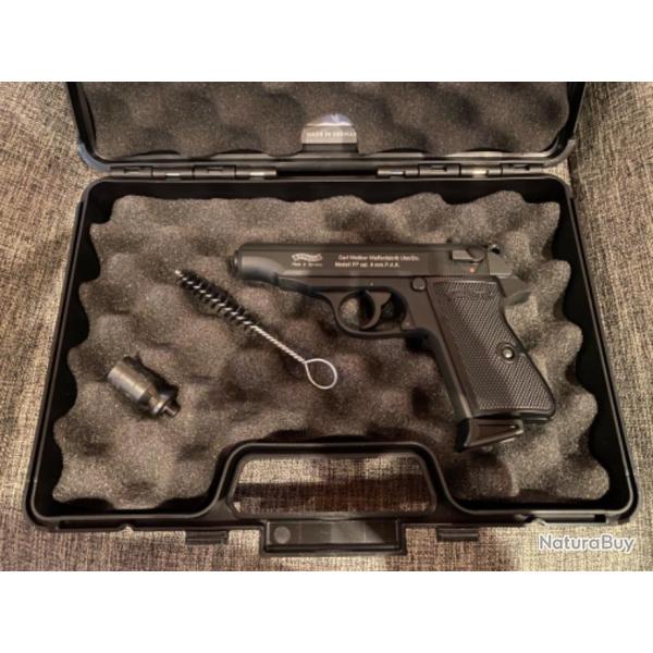 Walther PP 9mm  blanc