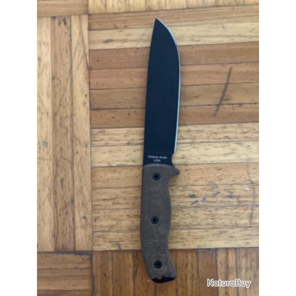 Ontario RAT-7 plain edge 8668 couteau de survie